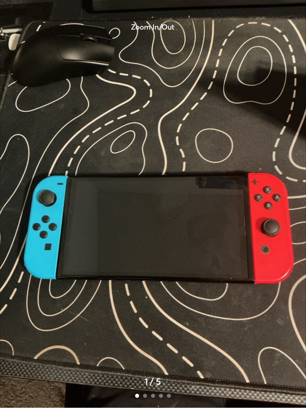 Nintendo Switch Handheld Console with Neon Blue & Neon Red Joy‑Con
